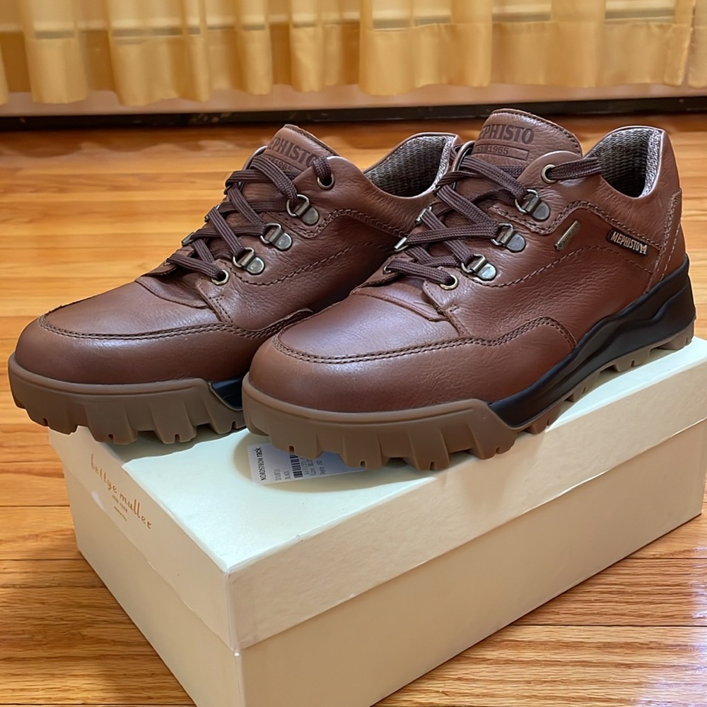 MEMPHISTO Shoes Air Relax Gore-Tex Slacker Mens Shoes Size 8.5 Leather - Picture 2 of 14